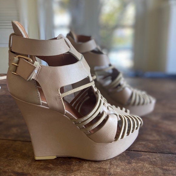 Givenchy Caged Wedge Ankle Strap open Toe Bootie - Picture 4 of 8